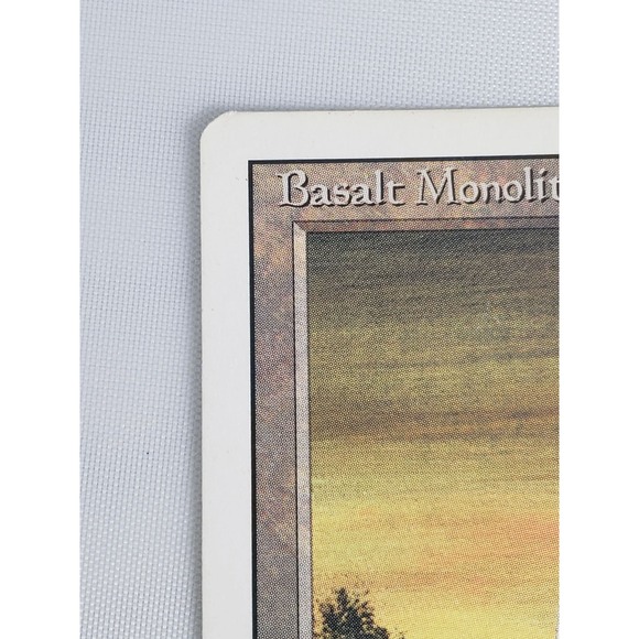 MTG Basalt Monolith Revised Edition 3rd Edition Artifact Magic Card 1994 - Picture 4 of 11